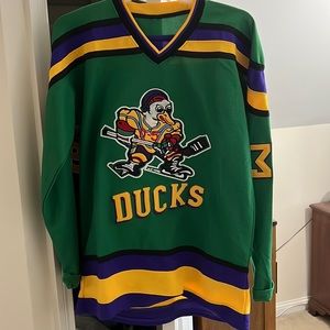 Original classics Mighty Ducks hockey jersey Goldberg